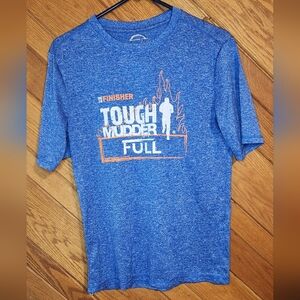 Merrell Tough Mudder 2018 Full Finisher Blue Small Race Shirt